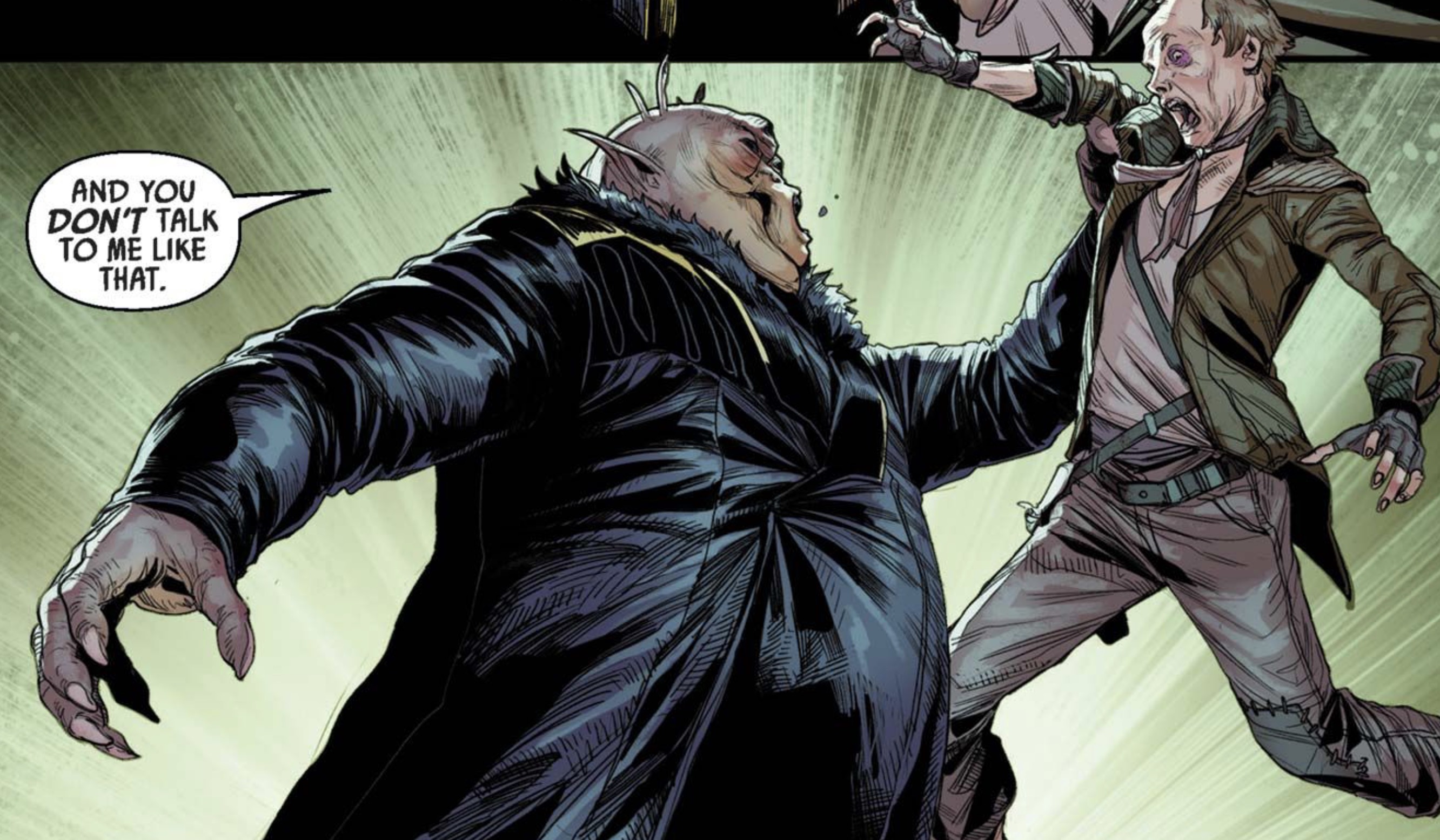 Luke Skywalker in a Star Wars comic panel: "And you don't talk to me like that."