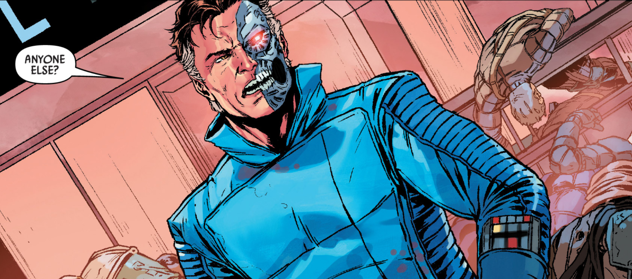 Beilert Valance in a Star Wars comic panel: "Anyone else?"