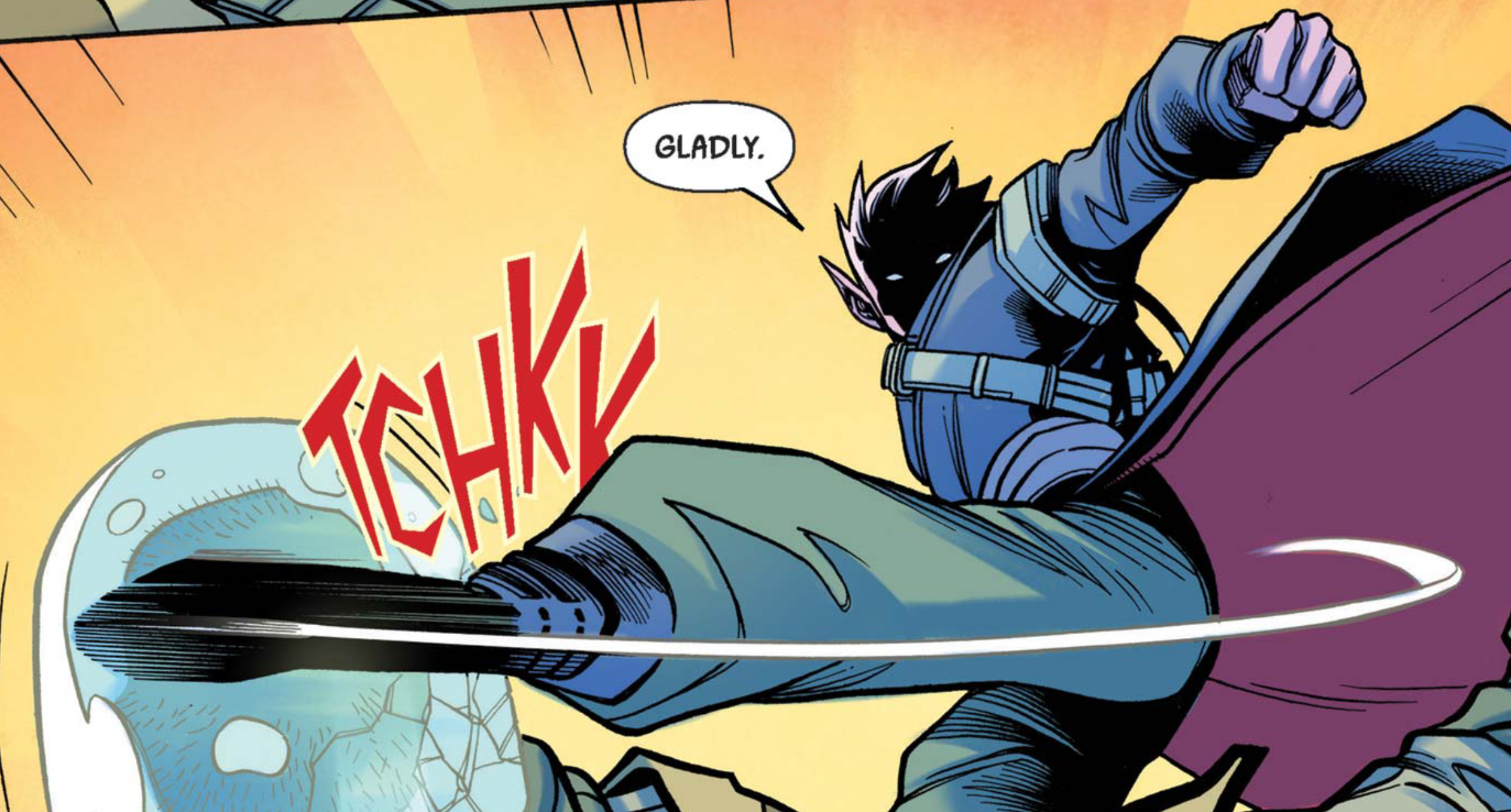 Marchion Ro in a Star Wars comic panel: "Gladly."