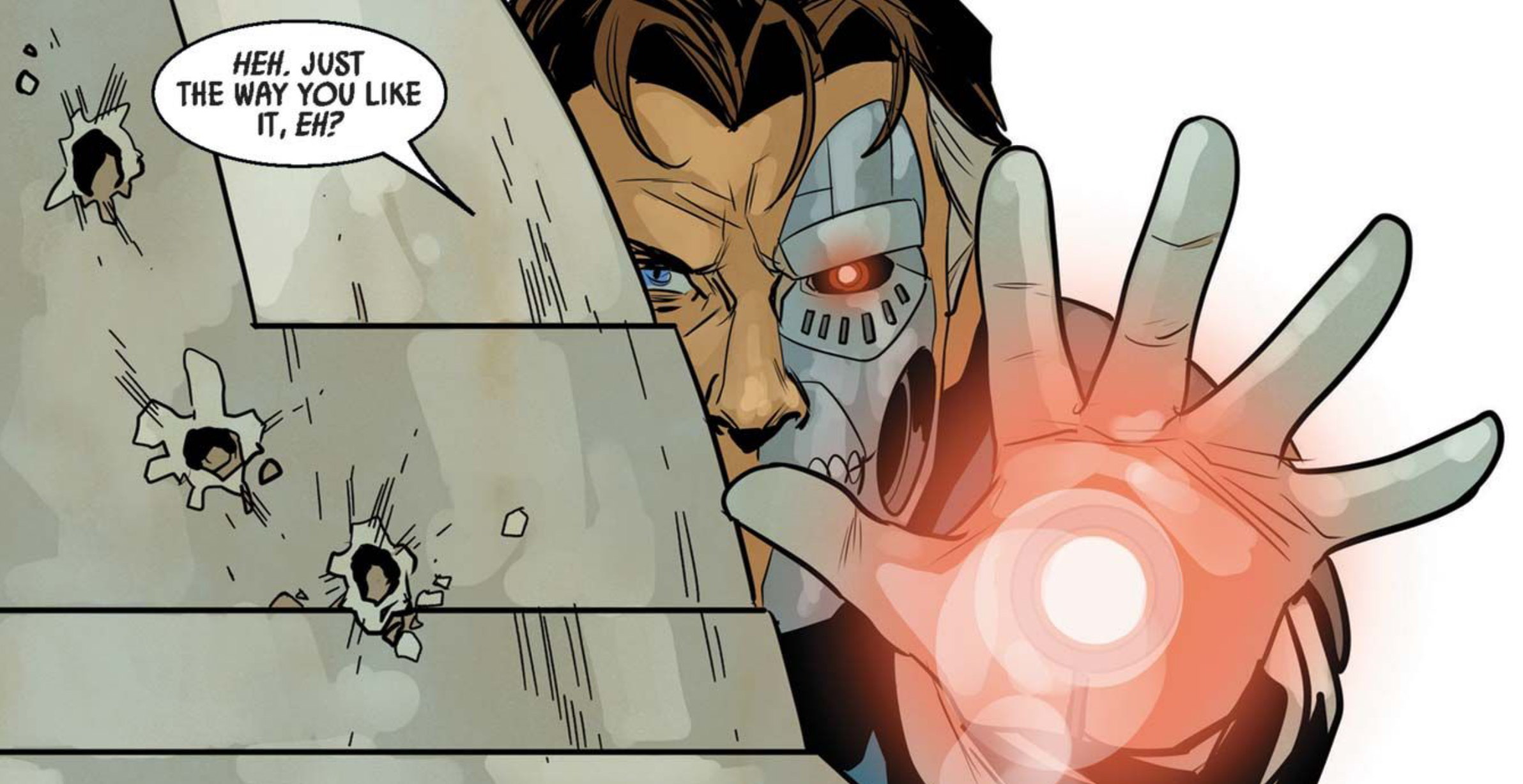 Beilert Valance in a Star Wars comic panel: "Heh. Just the way you like it, eh?"