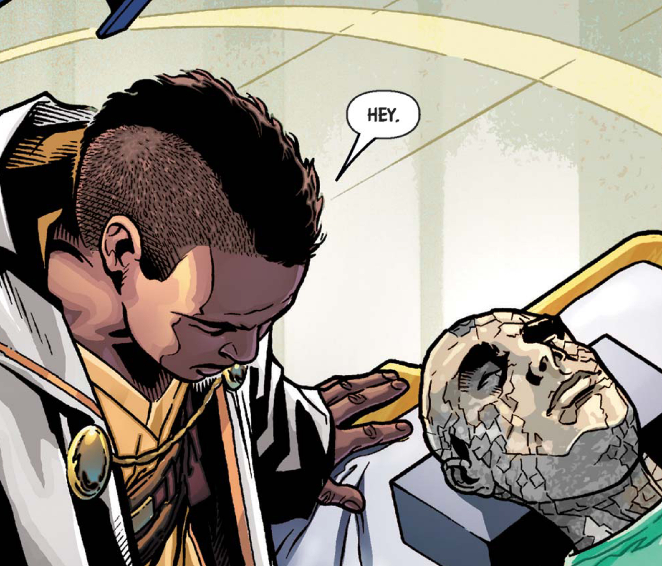 Keeve Trennis in a Star Wars comic panel: "Hey."