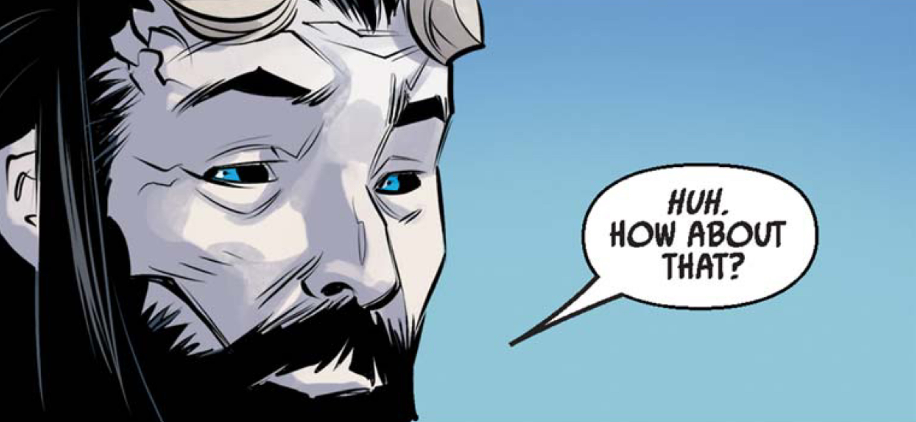 Qui-Gon Jinn in a Star Wars comic panel: "Huh. How about that?"