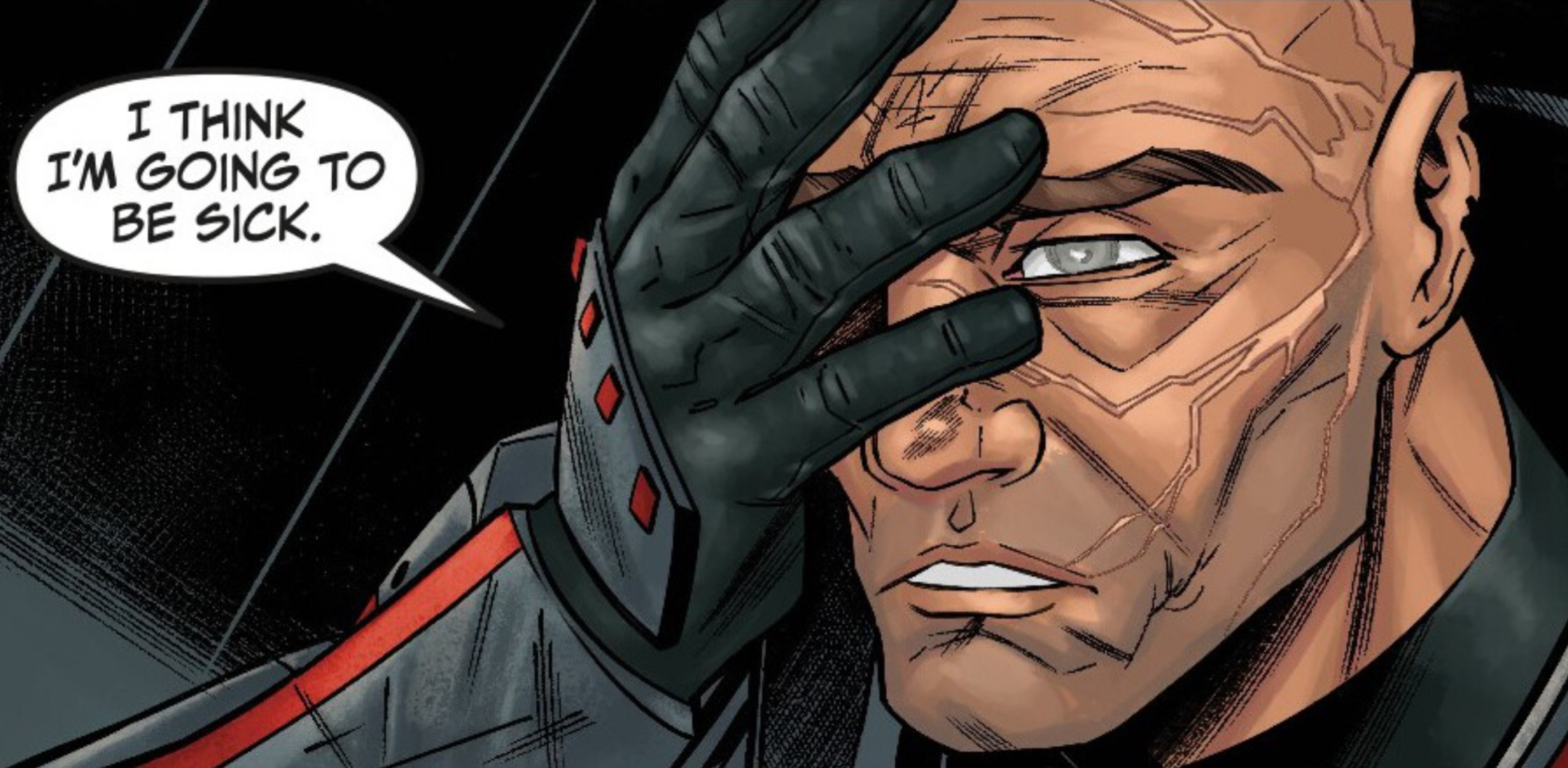 Wrecker in a Star Wars comic panel: "I think I'm going to be sick."