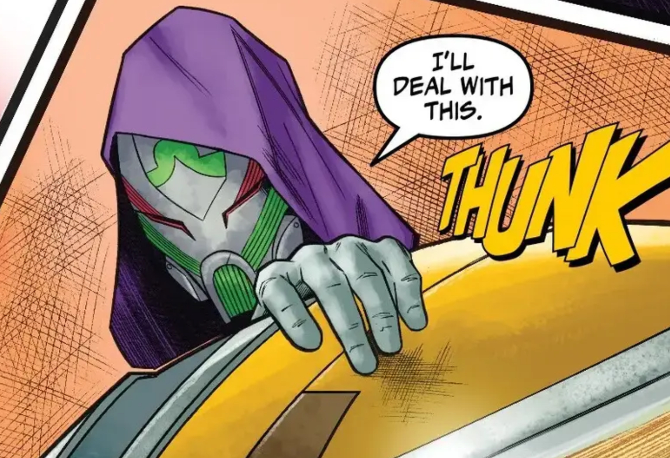 Marchion Ro in a Star Wars comic panel: "I'll deal with this."
