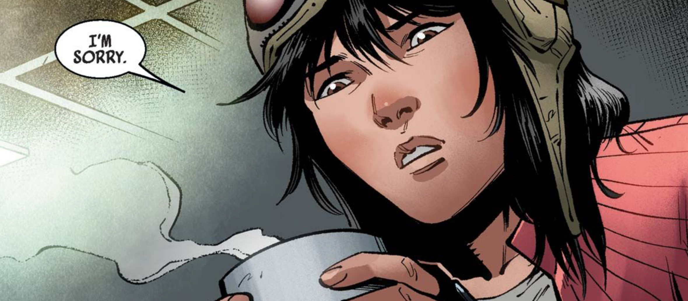 Doctor Aphra in a Star Wars comic panel: "I'm sorry."