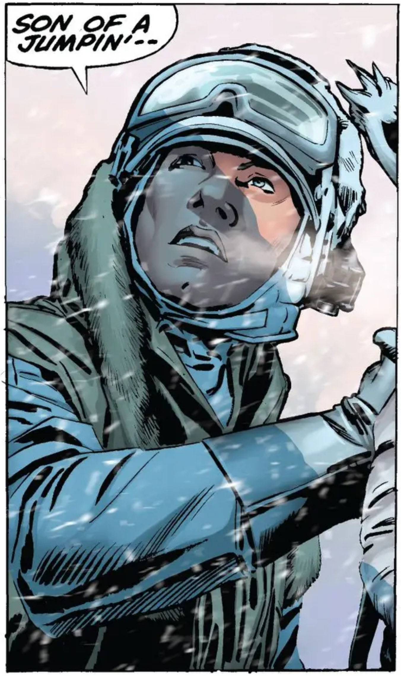 Han Solo in a Star Wars comic panel: "Son of a jumpin..."