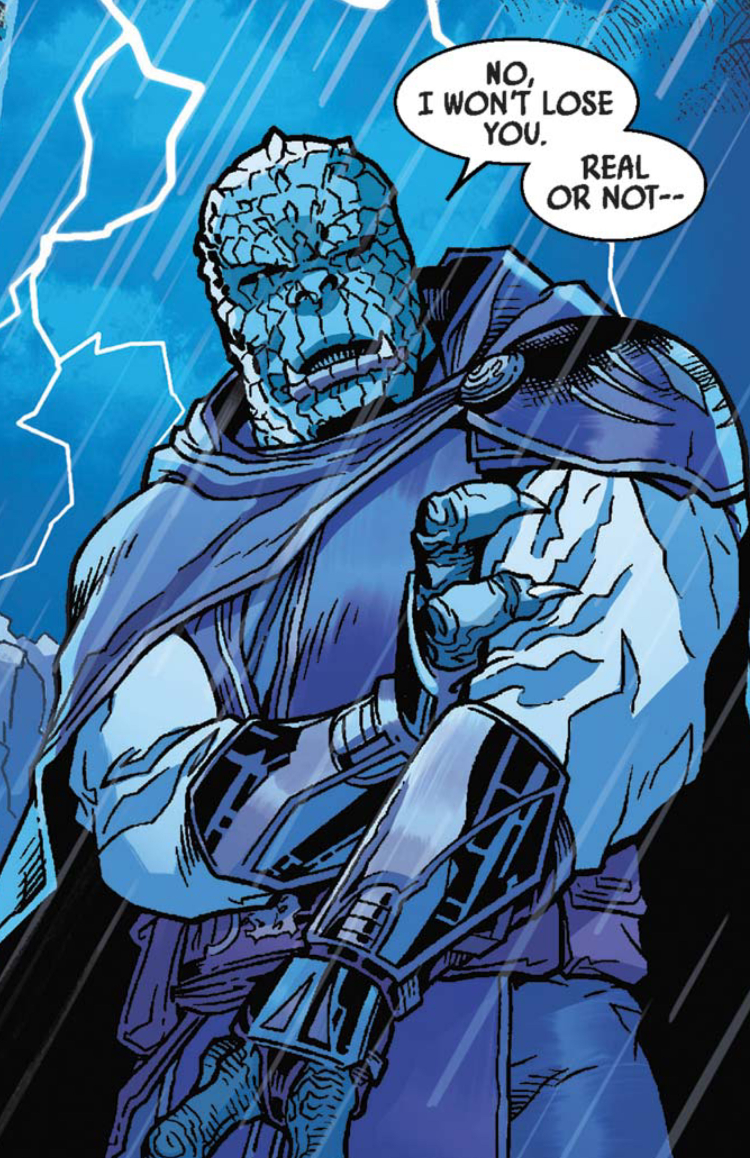 Sskeer in a Star Wars comic panel: "No, I won't lose you. Real or not--"