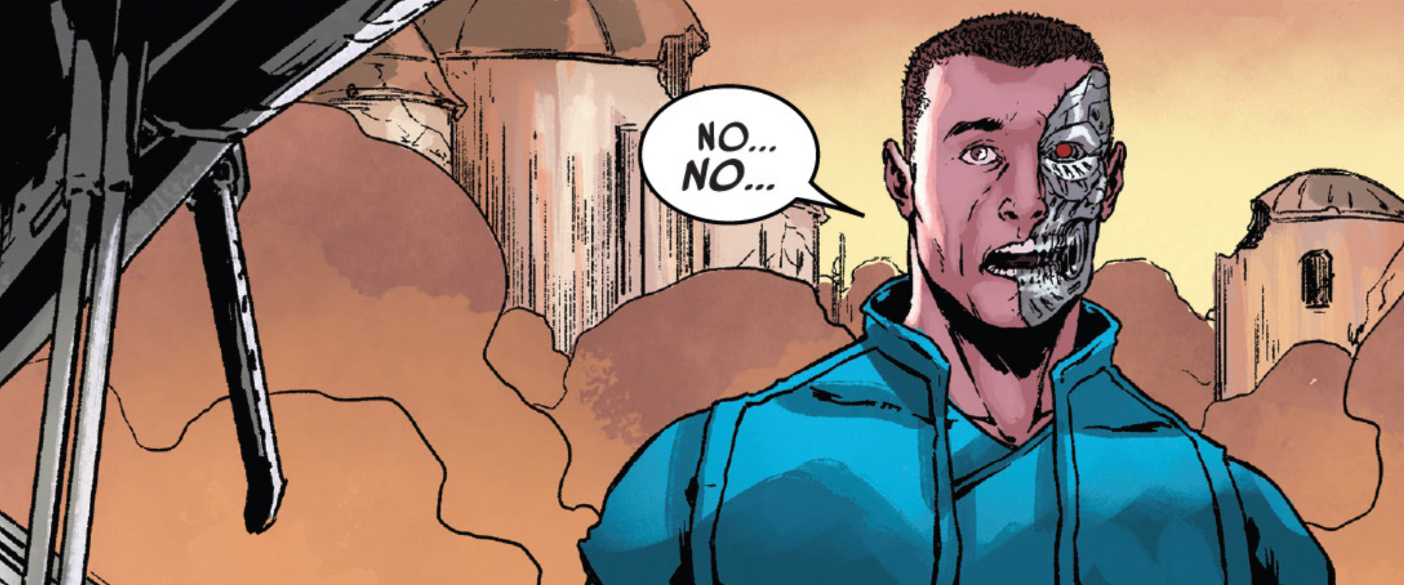 Beilert Valance in a Star Wars comic panel: "No... no..."