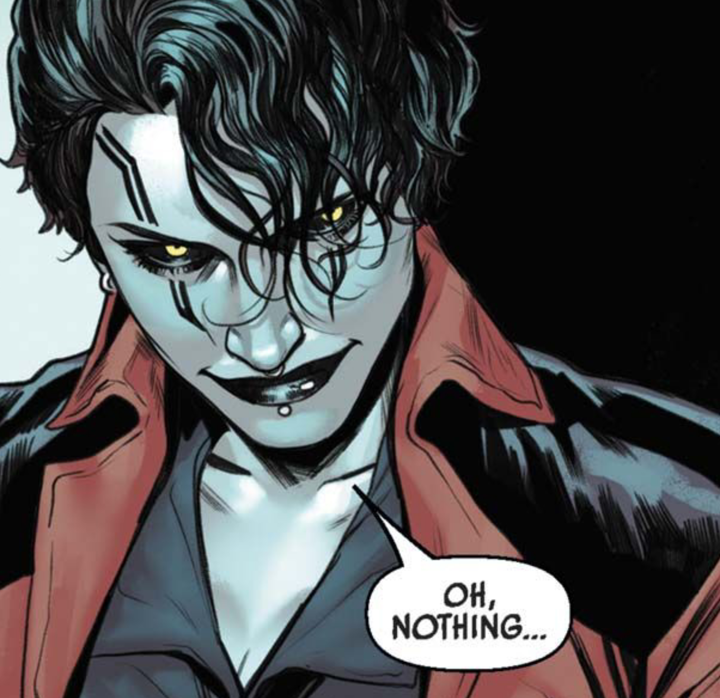 Marchion Ro in a Star Wars comic panel: "Oh, nothing..."