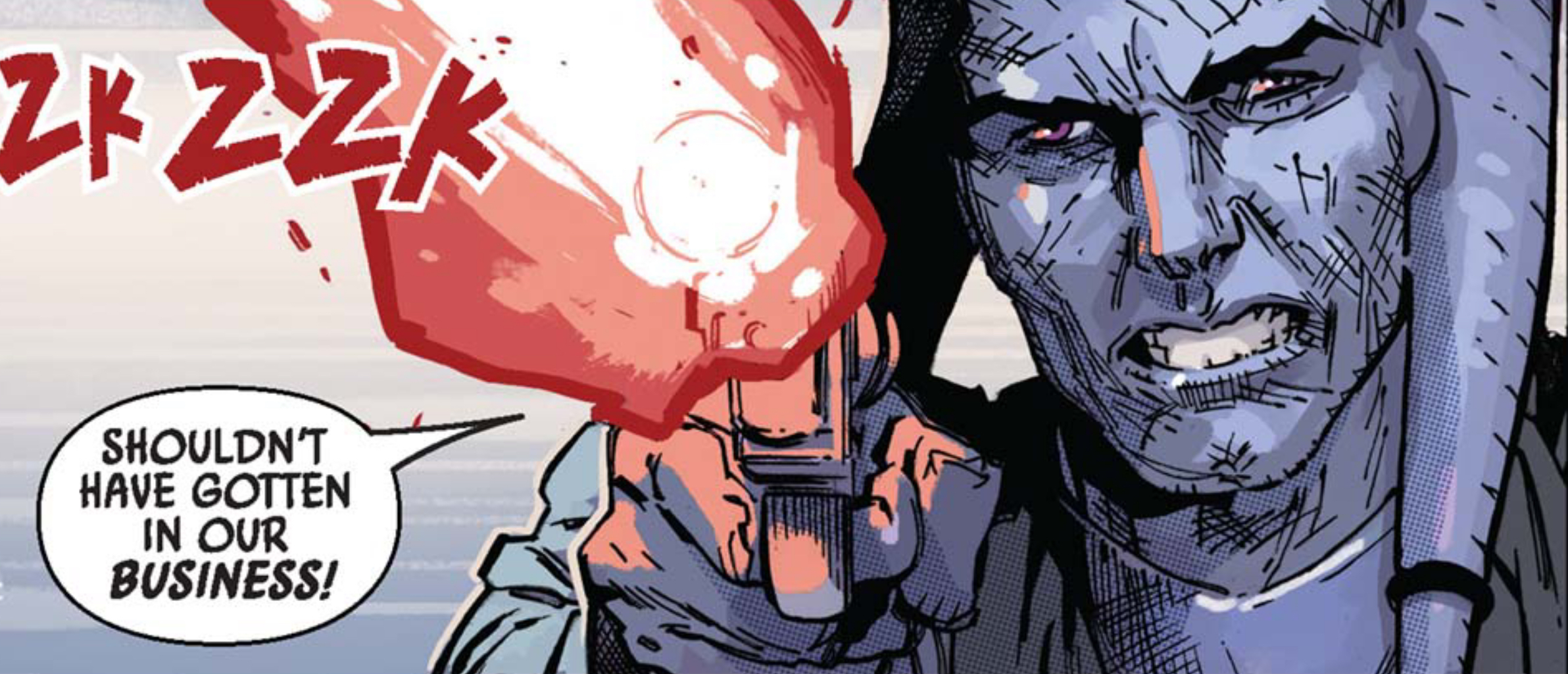 Grand Admiral Thrawn in a Star Wars comic panel: "Shouldn't have gotten in our business!"