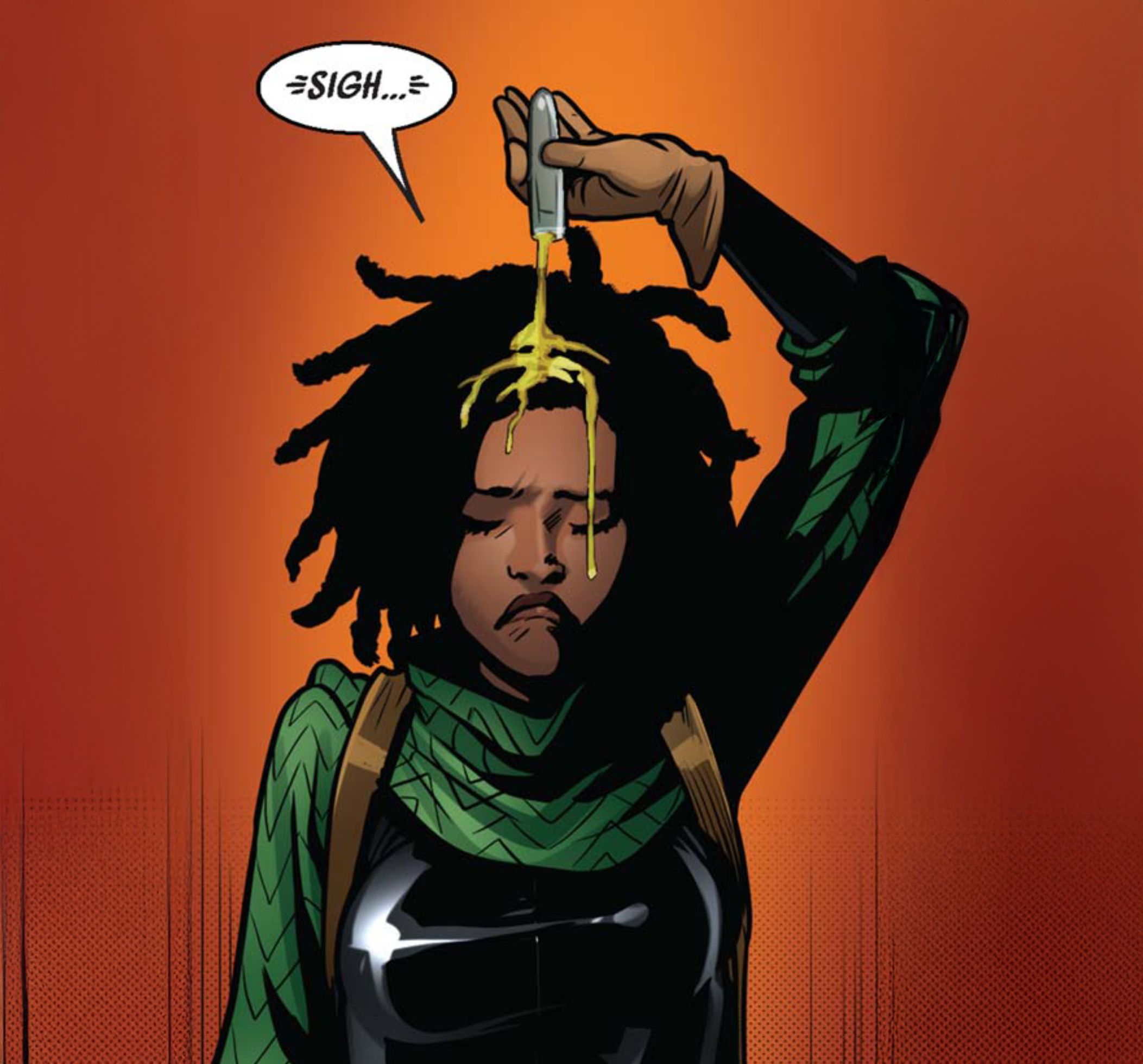 Lula Talisola in a Star Wars comic panel: "Sigh..."