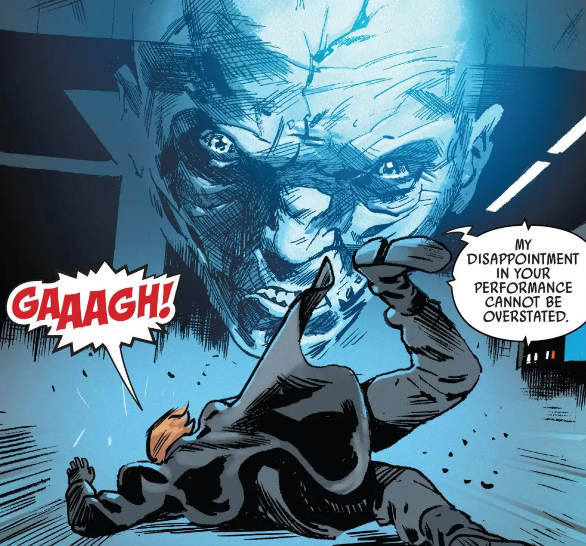 Yoda in a Star Wars comic panel: "Gaaagh! My disappointment in your performance cannot be overstated."