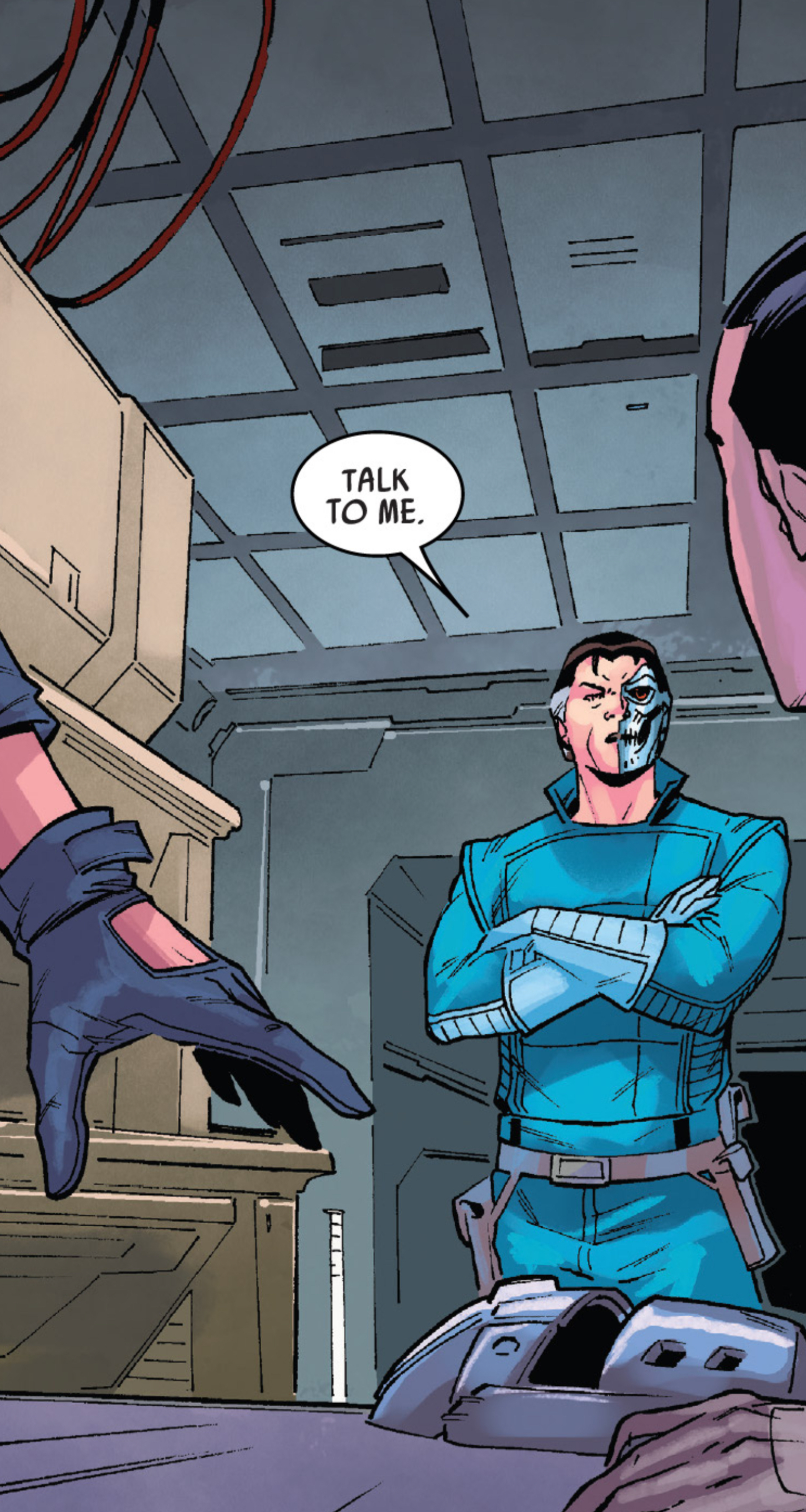 Beilert Valance in a Star Wars comic panel: "Talk to me."