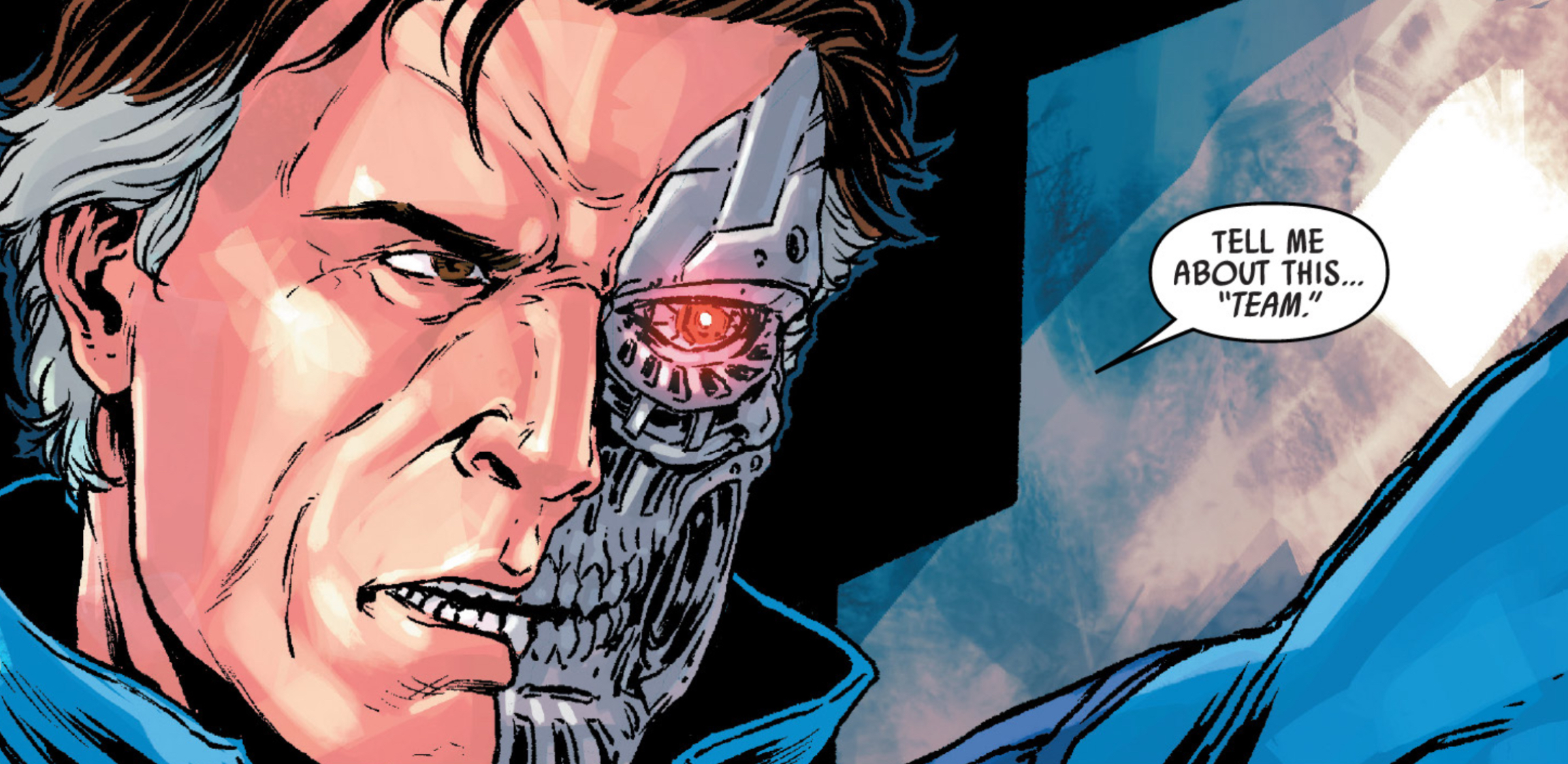 Beilert Valance in a Star Wars comic panel: "Tell me about this... team."