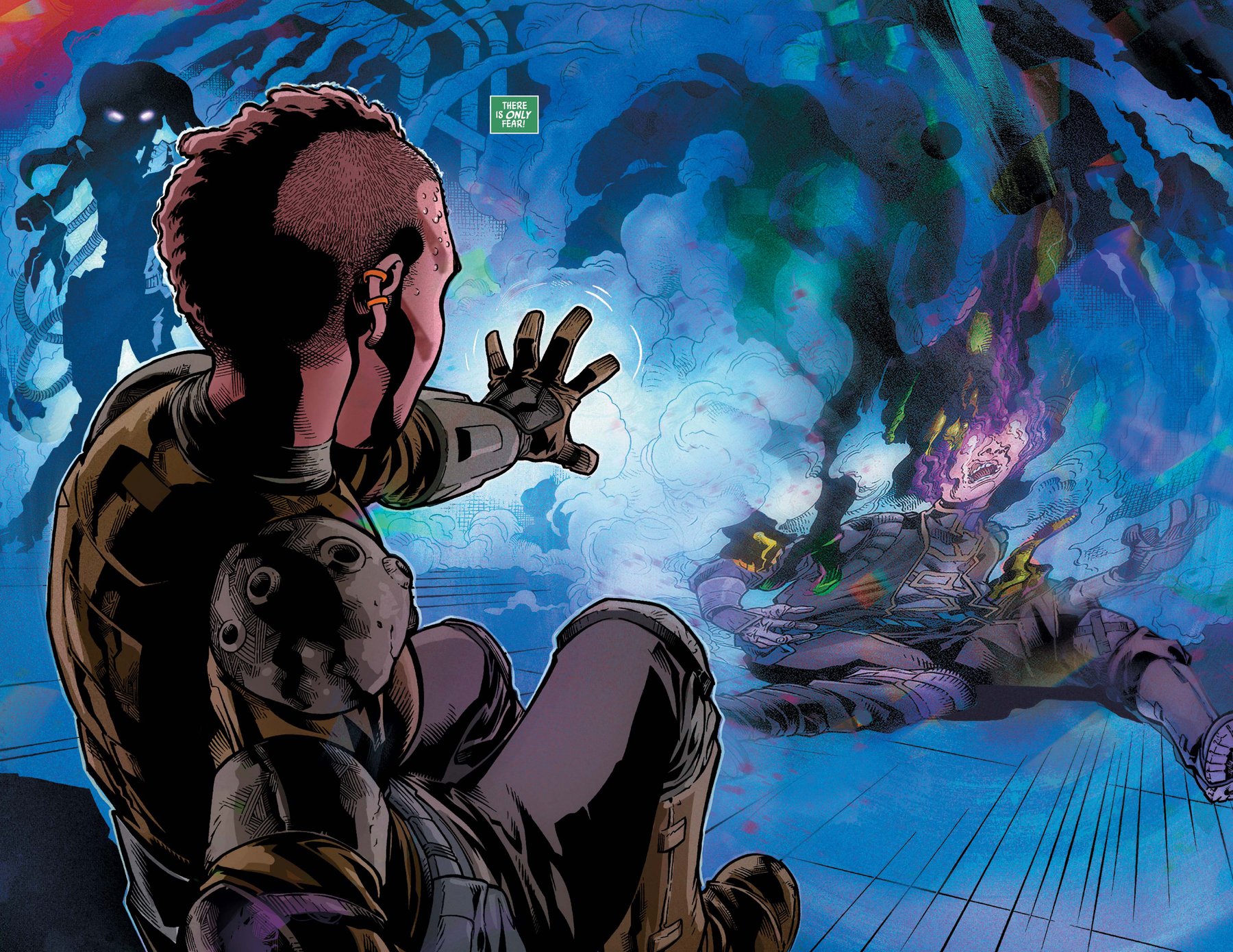 Keeve Trennis in a Star Wars comic panel: "There is only fear!"