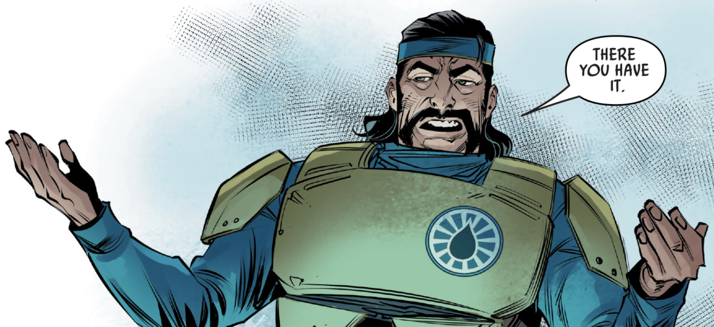 Beilert Valance in a Star Wars comic panel: "There you have it."