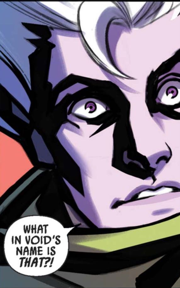 Marchion Ro in a Star Wars comic panel: "What in Void's name is that?!"