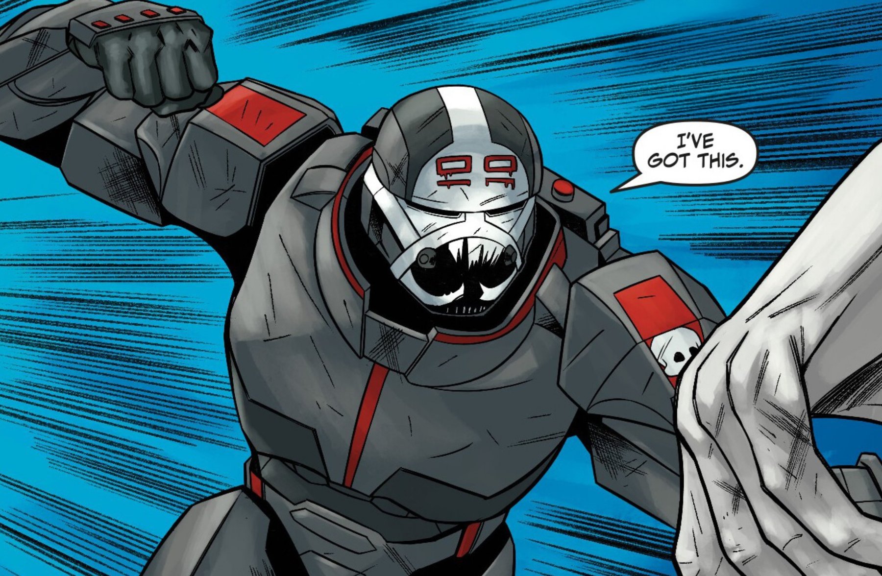 Wrecker in a Star Wars comic panel: "I've got this."