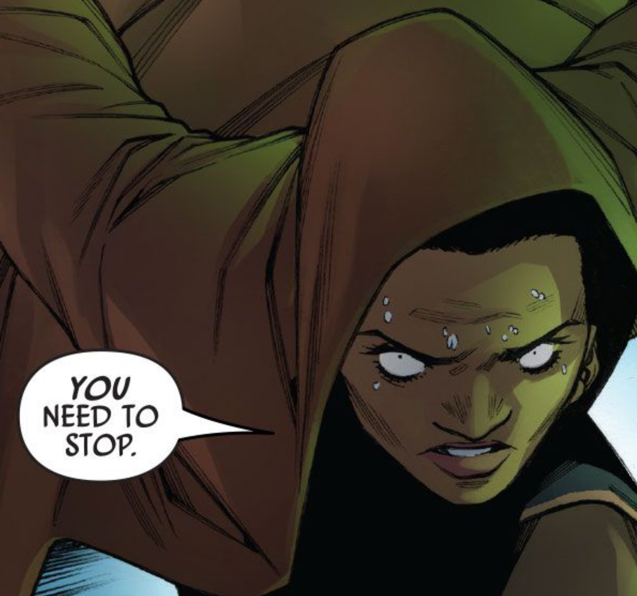 Keeve Trennis in a Star Wars comic panel: "You need to stop."